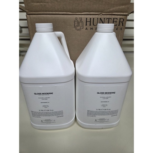 Gloss Moderne Other - Lot Of 2 GLOSS MODERNE Universelle Body Lotion / Body Crème Gallon 128 oz
